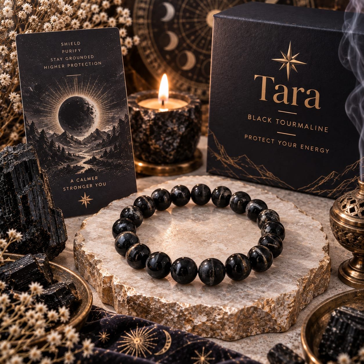 Energized Black Tourmaline Bracelet