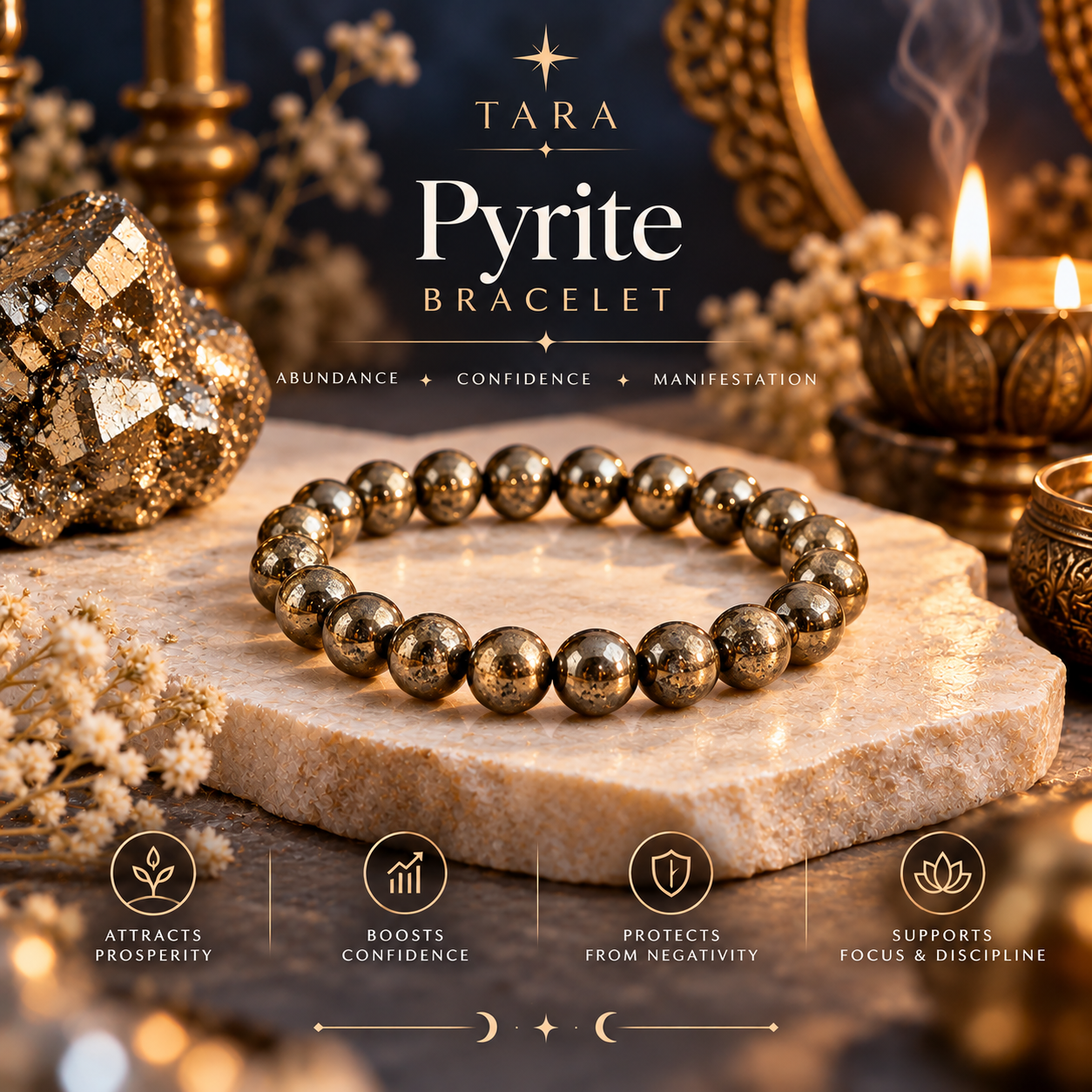 Energized Pyrite Bracelet