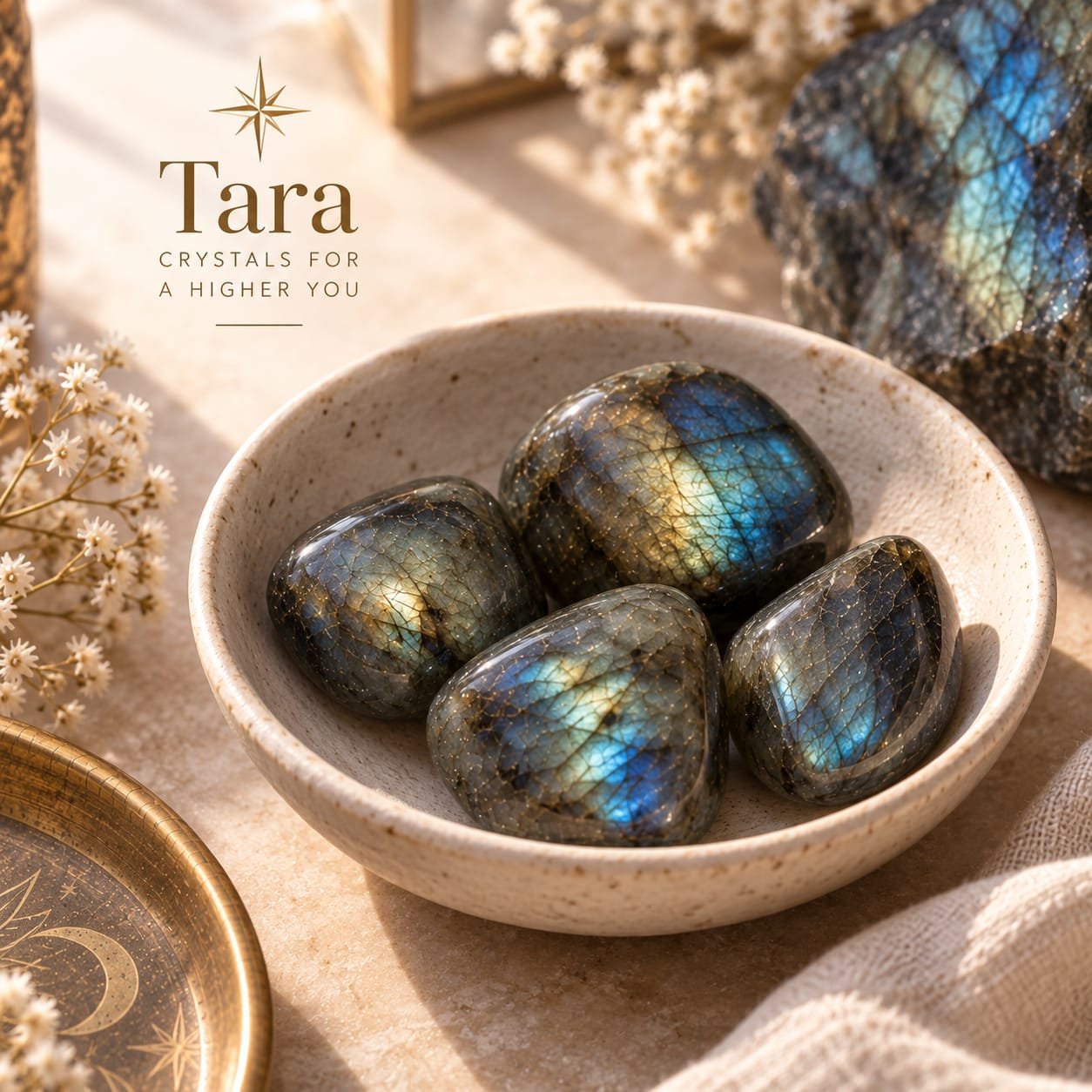 Energized Labradorite Tumble Stone